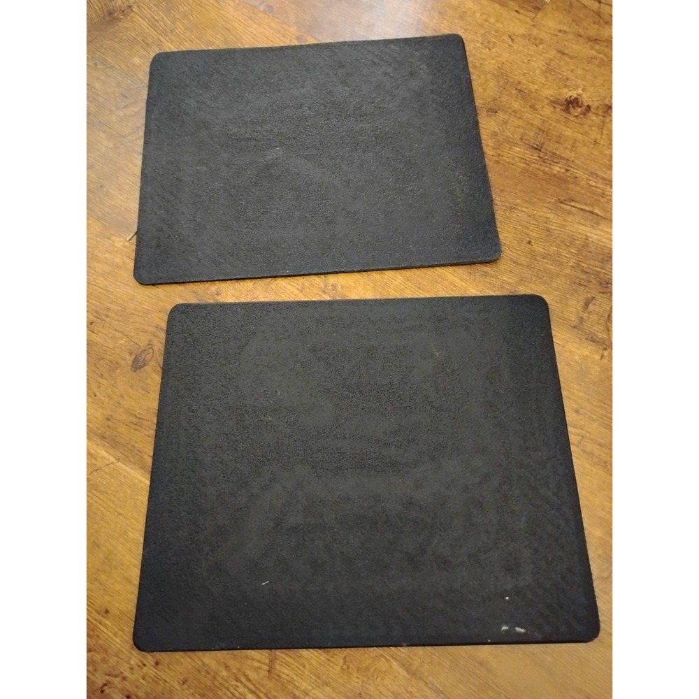 2 Vintage Chevrolet Rubber Floor Mat - Blue Bowtie - 16.5" X 13.5" USED Rear Set - Picture 3 of 8